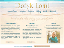 Tablet Screenshot of dotyklomi.pl